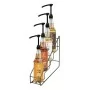 OLYMPIA - Support en acier pour bouteilles de sirop noir 400x105x320mm