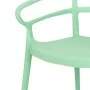 BOLERO - Fauteuils Mateo Café vert menthe (lot de 2)