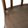 BOLERO - Chaises en résine style bois courbé Soho noyer (lot de 4)