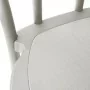 BOLERO - Chaises en résine style bois courbé Soho blanches (lot de 4)
