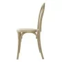BOLERO - Chaises en résine style bois courbé Soho coloris naturel (lot de 4)
