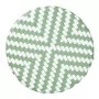 BOLERO - Tabourets de bar en rotin PE style parisien vert clair (lot de 2)