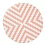 BOLERO - Tabourets de bar en rotin PE style parisien corail (lot de 2)