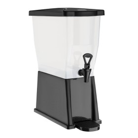 OLYMPIA - Distributeur de boissons en polypropylène noir 12L