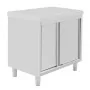 VOGUE - Meuble de rangement en acier inoxydable 900x900x600mm