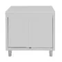 VOGUE - Meuble de rangement en acier inoxydable 900x900x600mm