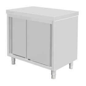 VOGUE - Meuble de rangement en acier inoxydable 900x900x600mm