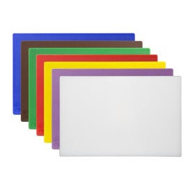HYGIPLAS - Ensemble de 7 planches à découper antibactériennes basse densité 10mm