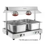 BUFFALO - Portique chauffe-plat 2x GN 1/1