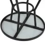 BOLERO - Table ronde d'extérieur Marston noire 700mm