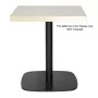 BOLERO - Pied de table en fonte noir 720x600mm