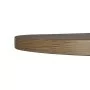 BOLERO - Table ronde complète effet bois foncé 600mm