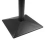 BOLERO - Table ronde complète effet pierre noire 600mm