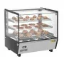 BUFFALO - Vitrine chauffante de comptoir carrée 120L