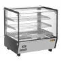 BUFFALO - Vitrine chauffante de comptoir carrée 120L