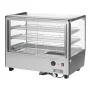 BUFFALO - Vitrine chauffante de comptoir carrée 160L