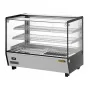 BUFFALO - Vitrine chauffante de comptoir carrée 160L