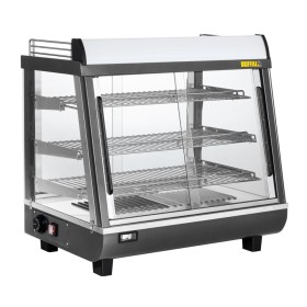 BUFFALO - Vitrine chauffante portes avant et arriere 96L