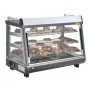 BUFFALO - Vitrine chauffante portes avant et arriere 136L