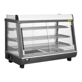 BUFFALO - Vitrine chauffante portes avant et arriere 136L