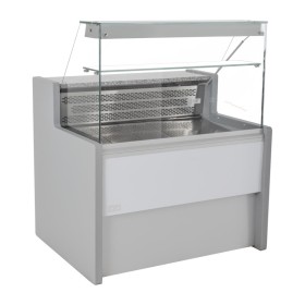 GASTRONOBLE - Comptoir de service réfrigéré gris Tibet 1000mm