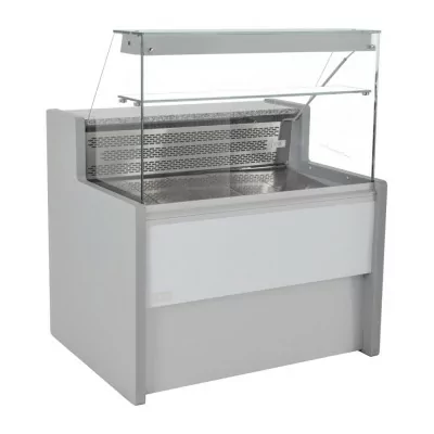 GASTRONOBLE - Comptoir de service réfrigéré gris Tibet 1000mm