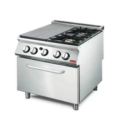 GASTRO M - Plaque coup de feu 2 feux vifs sur four gaz