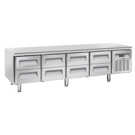 CASSELIN - Table réfrigérée positive 8 tiroirs GN 1/1 362 L