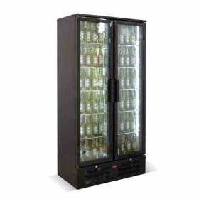 COMBISTEEL - Armoire a boissons haute noire 458 L