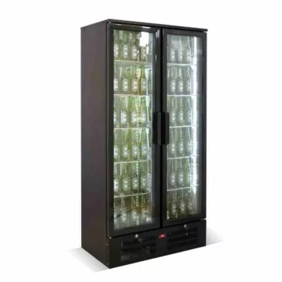 COMBISTEEL - Armoire a boissons haute noire 458 L