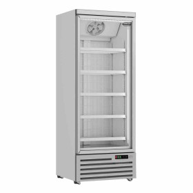 COMBISTEEL - Armoire froide négative 1 porte en verre blanche 600 L