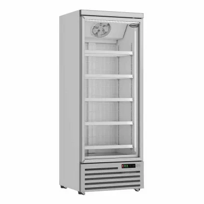 COMBISTEEL - Armoire froide négative 1 porte en verre blanche 600 L