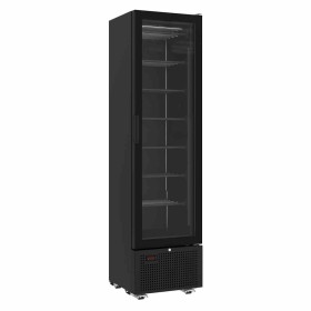 COMBISTEEL - Armoire froide négative 1 porte en verre noire 221 L