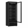 COMBISTEEL - Armoire froide positive 1 porte en verre noire 600 L