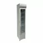 COMBISTEEL - Armoire froide positive 1 porte en verre étroit blanche 105 L