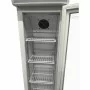COMBISTEEL - Armoire froide positive 1 porte en verre étroit blanche 105 L