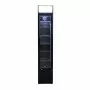 COMBISTEEL - Armoire froide positive 1 porte en verre étroit noire 105 L