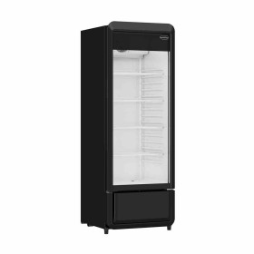COMBISTEEL - Armoire froide positive 1 porte en verre noire 240 L