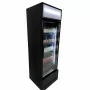 COMBISTEEL - Armoire froide positive 1 porte en verre noire 360 L