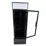 COMBISTEEL - Armoire froide positive 1 porte en verre noire 360 L