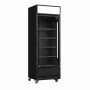 COMBISTEEL - Armoire froide positive 1 porte en verre noire 360 L