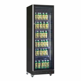 COMBISTEEL - Armoire froide positive 1 porte en verre noire 387 L