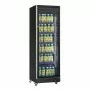 COMBISTEEL - Armoire froide positive 1 porte en verre noire 387 L