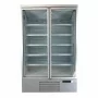 COMBISTEEL - Vitrine positive 2 porte en verre blanche 1000 L