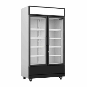 COMBISTEEL - Armoire froide positive 2 portes en verre 670 L