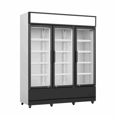 COMBISTEEL - Armoire froide positive 3 portes en verre 1065 L