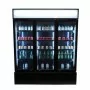 COMBISTEEL - Armoire froide positive 3 portes en verre noire 1065 L