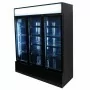 COMBISTEEL - Armoire froide positive 3 portes en verre noire 1065 L