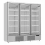COMBISTEEL - Vitrine positive 3 portes en verre blanche 1530 L