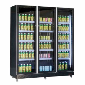 COMBISTEEL - Armoire froide positive 3 portes en verre noire 1173 L